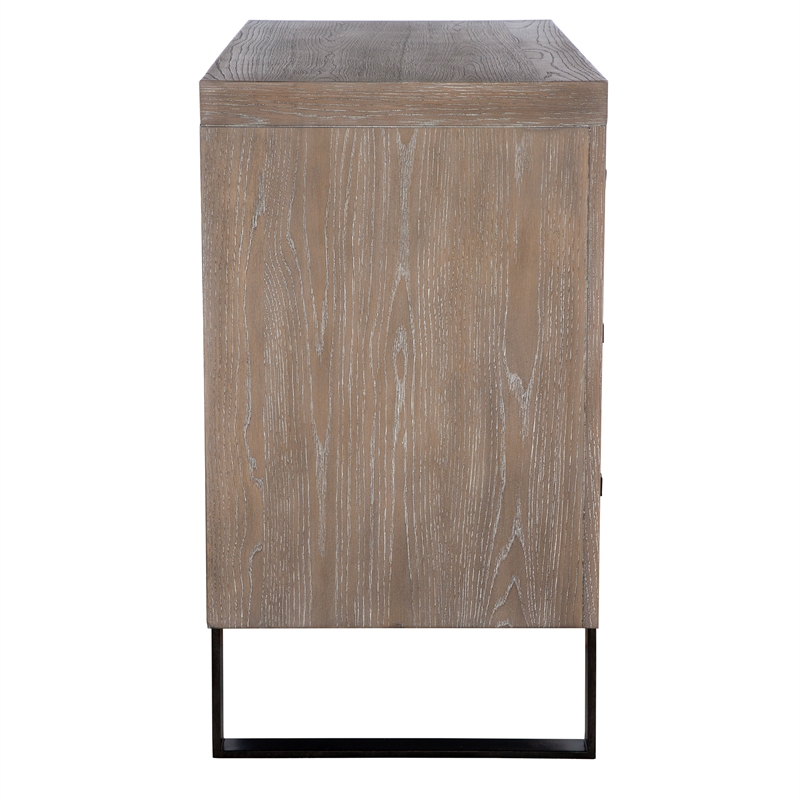 Uttermost Gabriel Light Oak Accent Chest