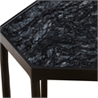 Uttermost Aviary Hexagonal Accent Table in Black
