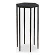 Uttermost Aviary Hexagonal Accent Table in Black