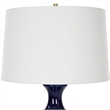 Uttermost Coil Sculpted Blue Table Lamp