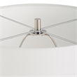 Uttermost Quinn White & Silver Table Lamp