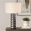 Uttermost Corvair Scalloped Table Lamp in Bronze