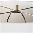 Uttermost Corvair Scalloped Table Lamp in Bronze