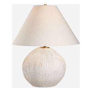 Uttermost Meryl Aged White Table Lamp