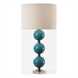 Uttermost Palawan Blue Glaze Table Lamp