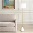 Uttermost Curran Tapered Metal Floor Lamp in Brass