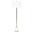 Uttermost Curran Tapered Metal Floor Lamp in Brass