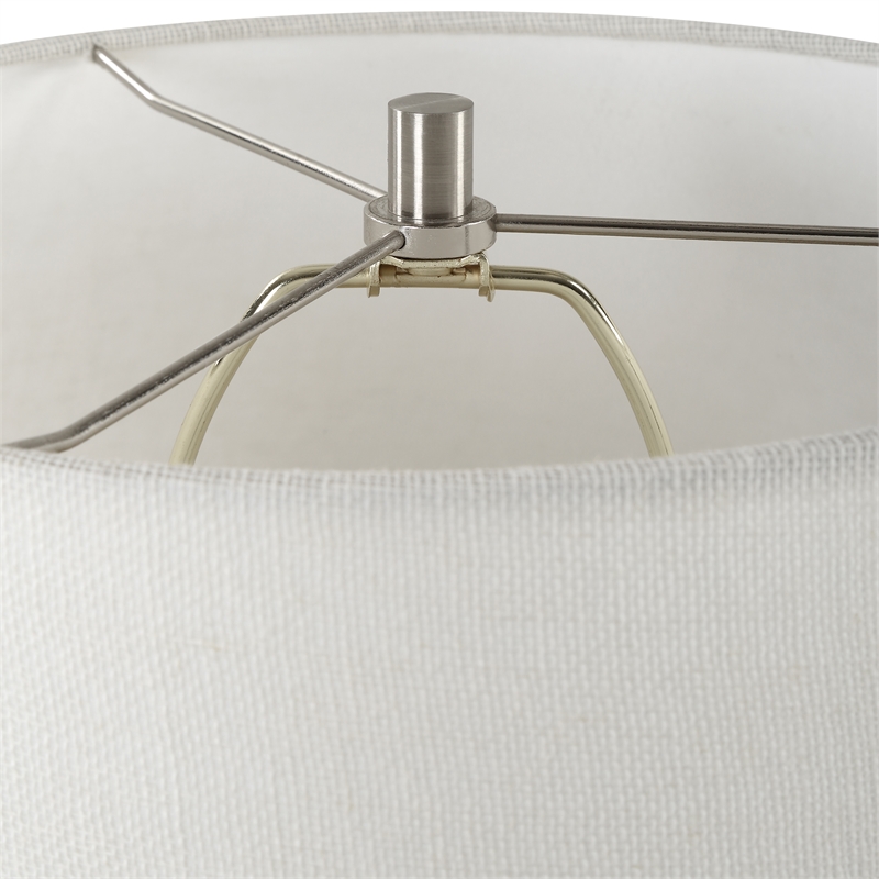 Uttermost Rupture Aged Ivory Table Lamp