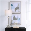 Uttermost Mist Shapes Framed Prints in Multi-Color (Set of 2)