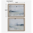 Uttermost Breezy Vista Framed Prints in Multi-Color (Set of 2)