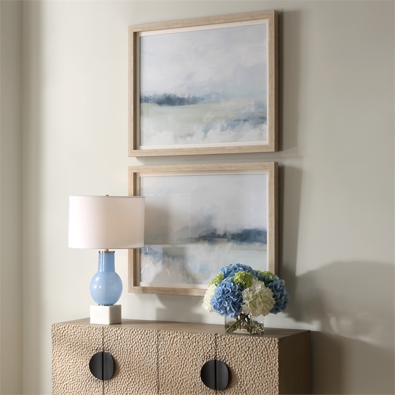 Uttermost Breezy Vista Framed Prints in Multi-Color (Set of 2)
