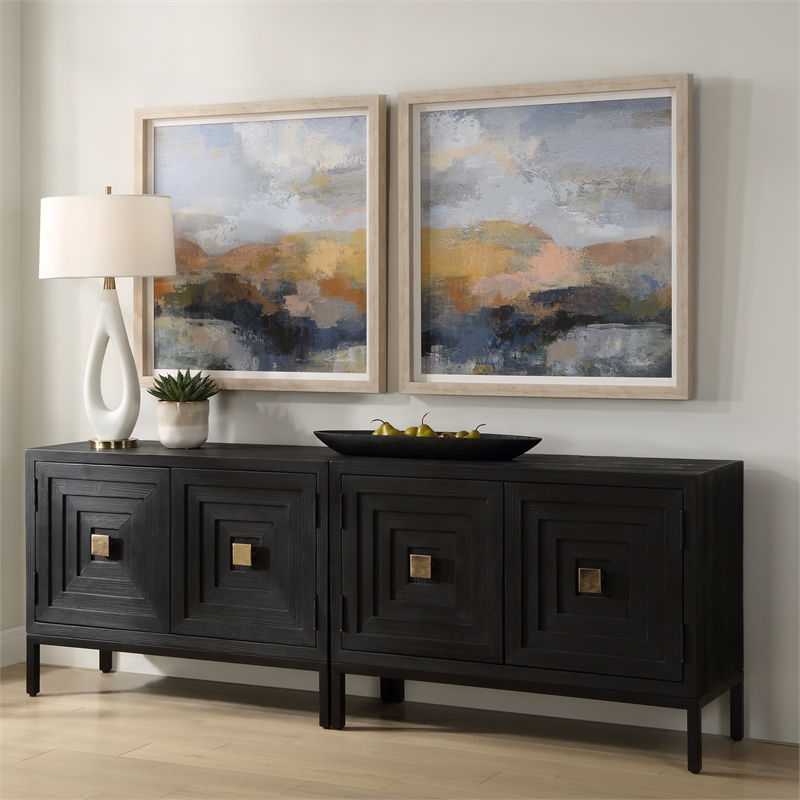 Uttermost Dusk Framed Prints in Multi-Color (Set of 2)