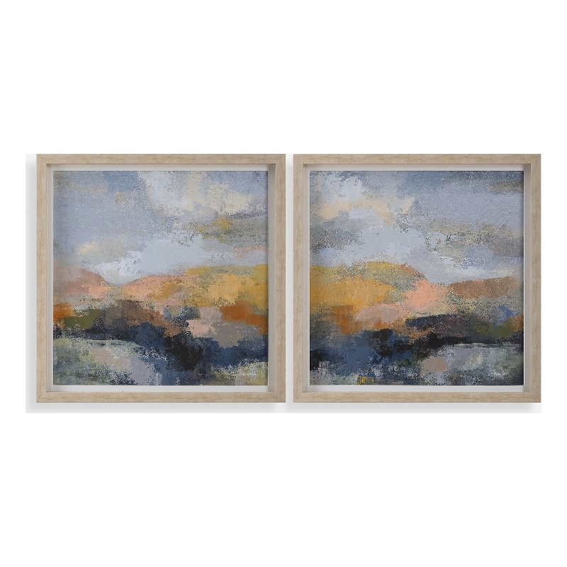 Uttermost Dusk Framed Prints in Multi-Color (Set of 2)