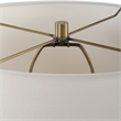 Uttermost Cortado Travertine Table Lamp in Brown