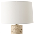 Uttermost Aubrey Travertine Table Lamp in Brown