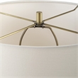Uttermost Aubrey Travertine Table Lamp in Brown