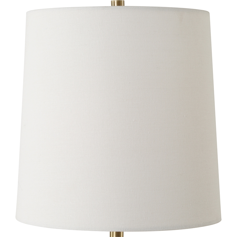 Uttermost Indent Travertine Accent Lamp in Brown