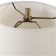 Uttermost Indent Travertine Accent Lamp in Brown