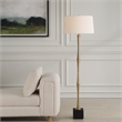 Uttermost Shino Antique Brass Floor Lamp