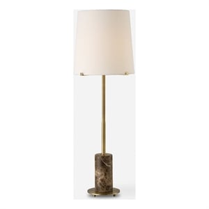 Uttermost Sepia Brown Marble Buffet Lamp