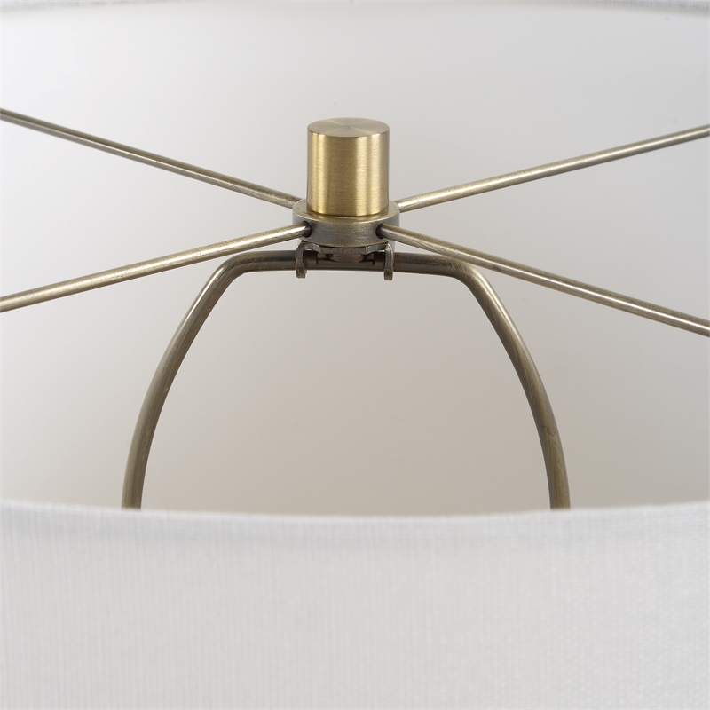 Uttermost Mirah Olive Glass Table Lamp