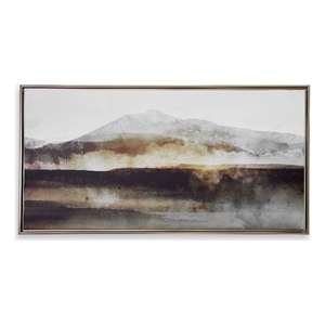 Uttermost Splash Of Land Framed Canvas in Multi-Color