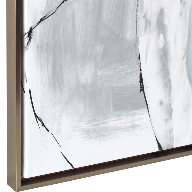 Uttermost Looping Eternity Framed Abstract Art in Multi-Color
