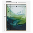 Uttermost Serene Green Framed Abstract Art