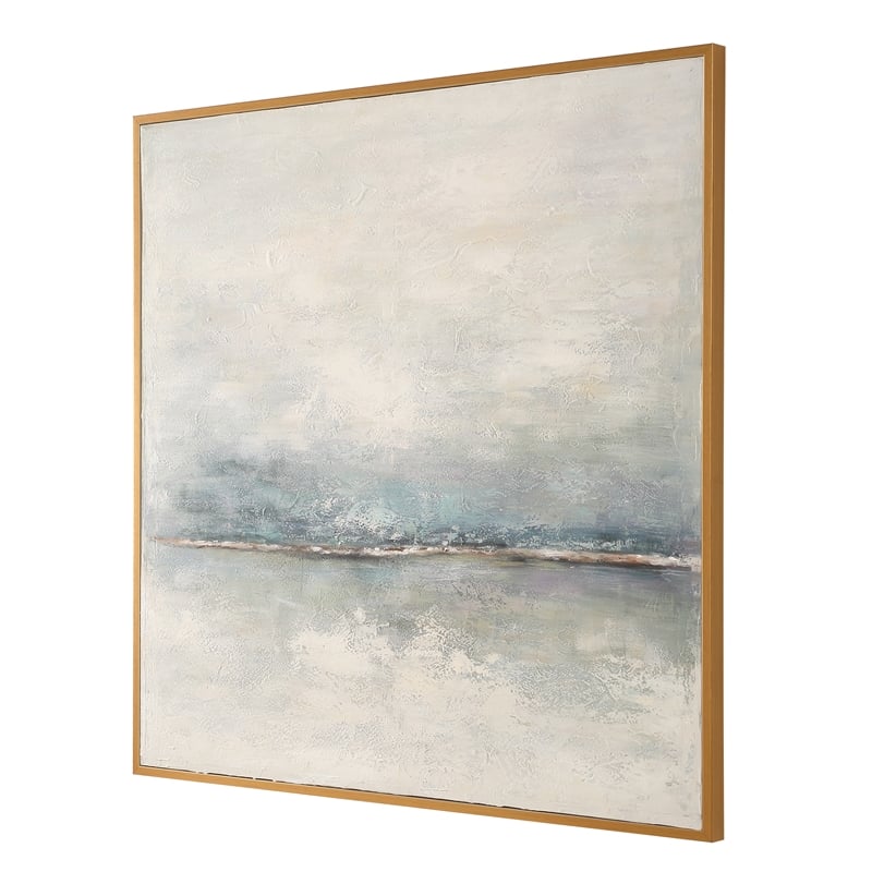 Uttermost Foggy Morning Abstract Art in Multi-Color
