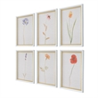 Uttermost Wild Flourish Framed Floral Prints in Multi-Color (Set of 6)