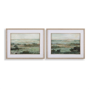 Uttermost Warm Valley Framed Prints in Multi-Color (Set of 2)