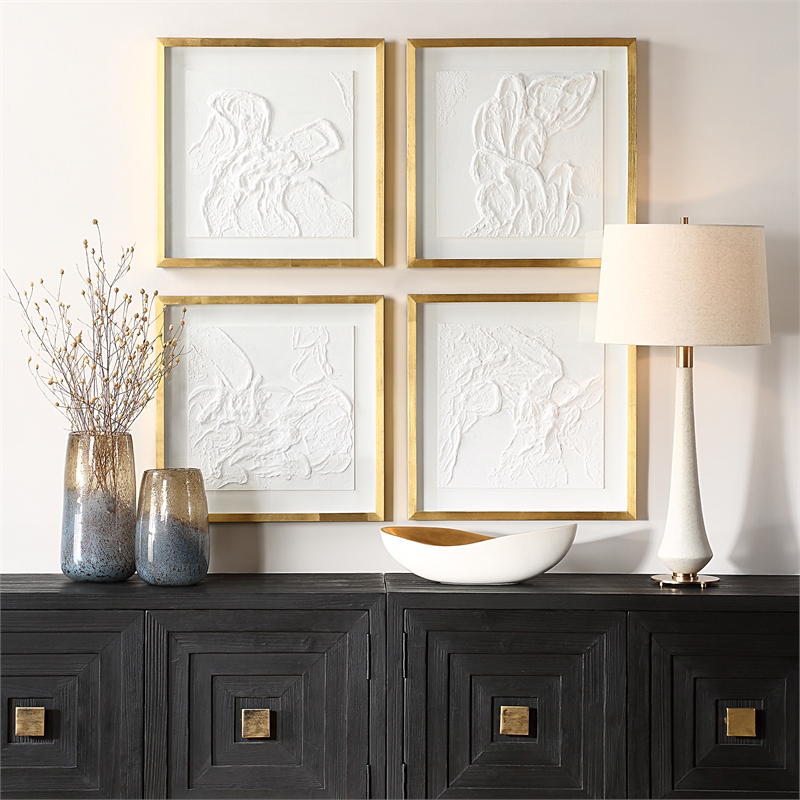 Uttermost Fourfold Framed Prints in Multi-Color (Set of 4)