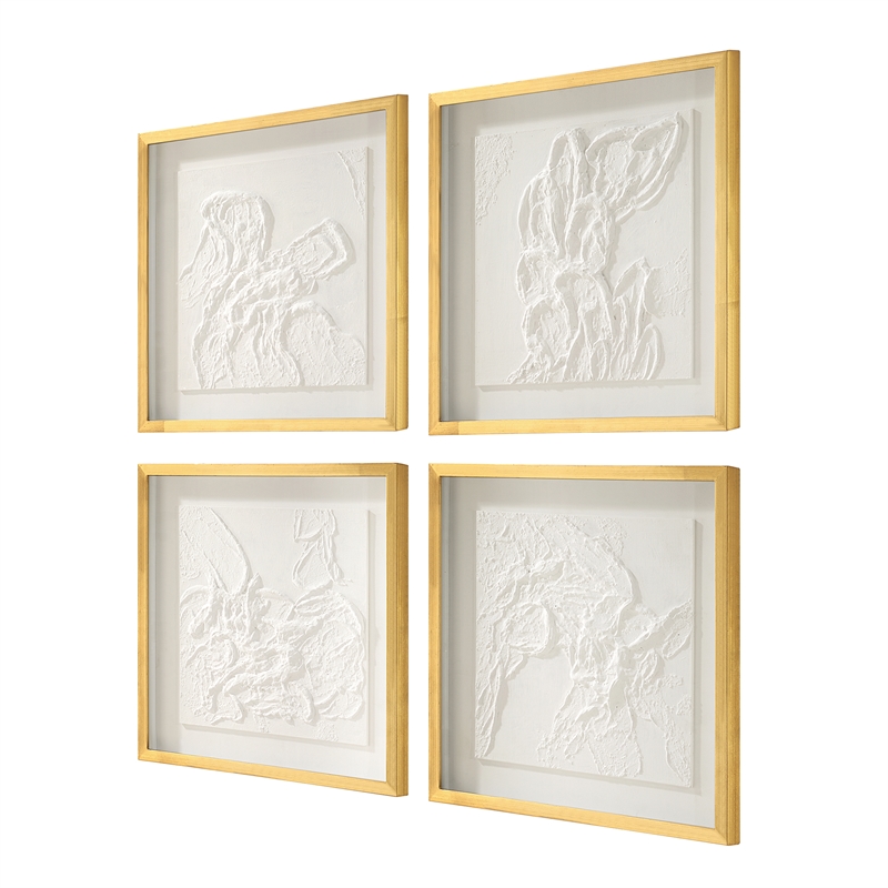 Uttermost Fourfold Framed Prints in Multi-Color (Set of 4)