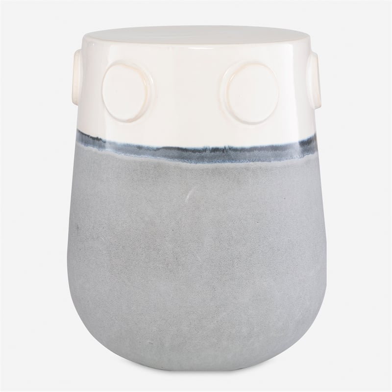 Uttermost Mulvane Ceramic Garden Stool in Multi-Color