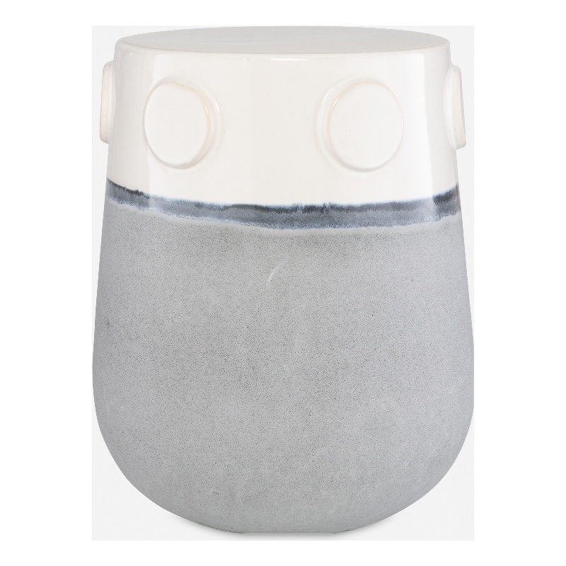 Uttermost Mulvane Ceramic Garden Stool in Multi-Color
