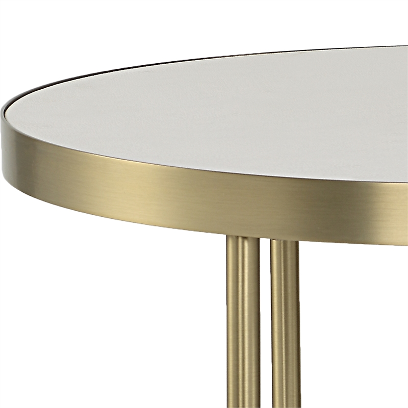 Uttermost Aragon White Nesting Tables Set of 2