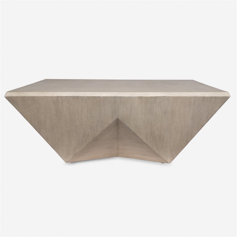 Uttermost Collins Modern Light Gray Coffee Table