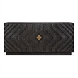 Uttermost Faulkner 4 Door Cabinet in Dark Oak