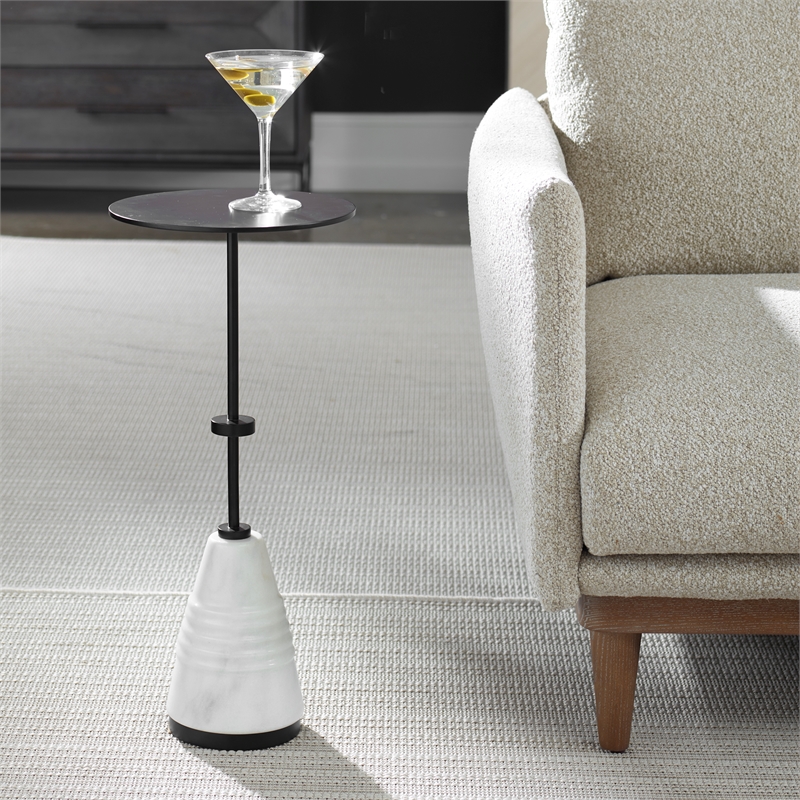 Uttermost Kincaid Metal Drink Table in Multi-Color