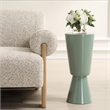 Uttermost Sabetha High Gloss Drink Table in Blue