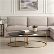 Uttermost Aragon Gray Nesting Coffee Tables Set of 2