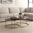 Uttermost Aragon Gray Nesting Coffee Tables Set of 2