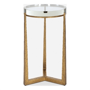 Uttermost Midas Antique Gold Accent Table