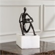 Uttermost Sit Back Relax And Read Iron Sculpture in Brown