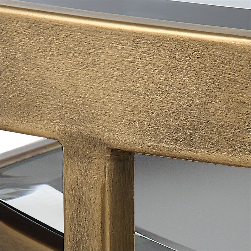Uttermost Vista Gold Nesting Tables (Set of 2)