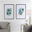 Uttermost Blueprints Watercolor Prints in Multi-Color (Set of 2)