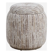 Uttermost Dialogue Tan Ottoman in Tan