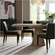 Uttermost Caledon Reclaimed Oak Wood Dining Table with Pedestal Base