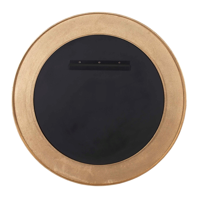 Uttermost Tano Antique Brass Round Mirror