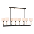 Uttermost Franconia 8 Light Pendant in Black